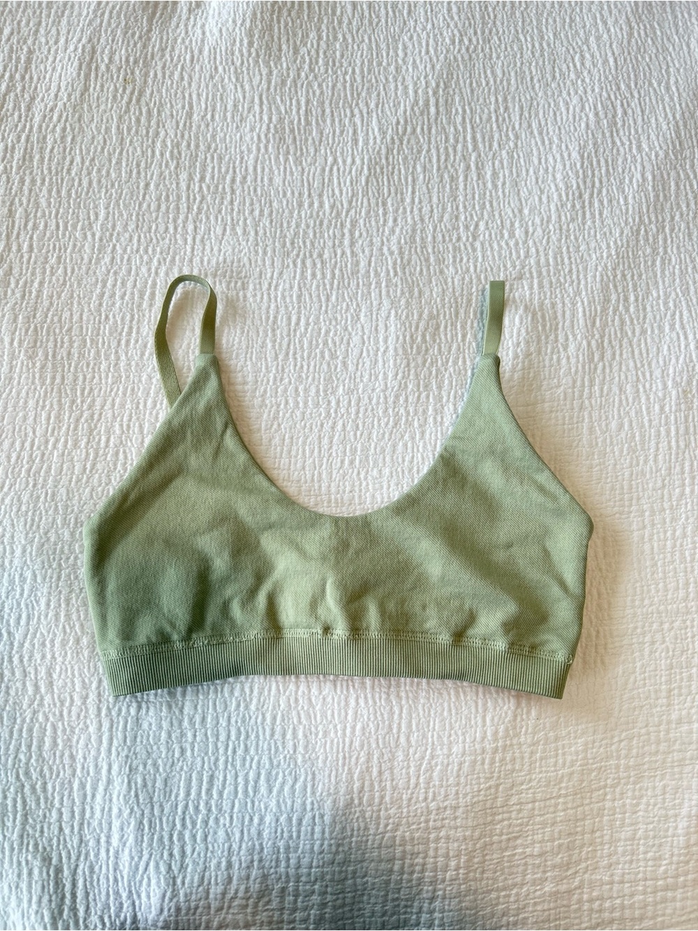 Crop Shop Boutique x Isabelle Mathers Sage Seamless Scoop Bralette